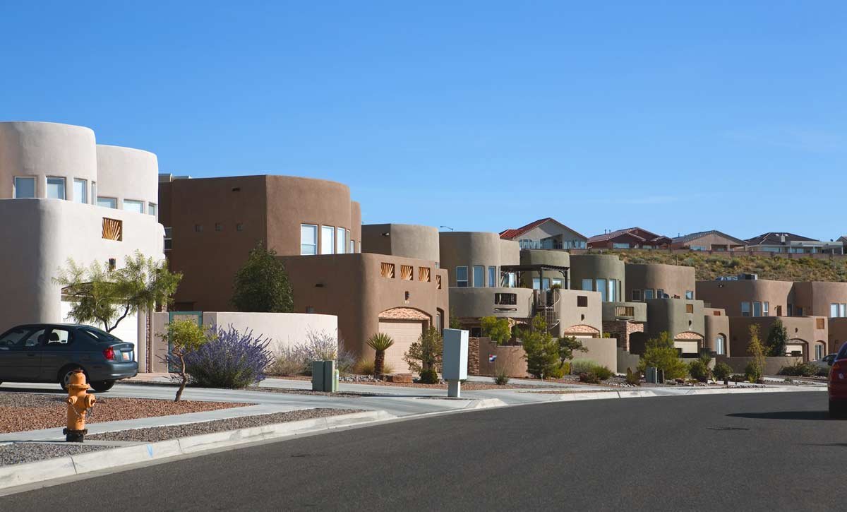 New Mexico neighborhood home